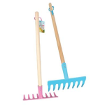 Garden Metal Rake for Kids, 70cm